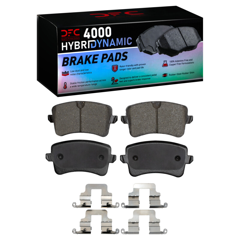 DFC 08-17 Audi Q5 (USA/Canada) Except Hybrid Rear 4000 HybriDynamic Brake Pads and Hardware Kit