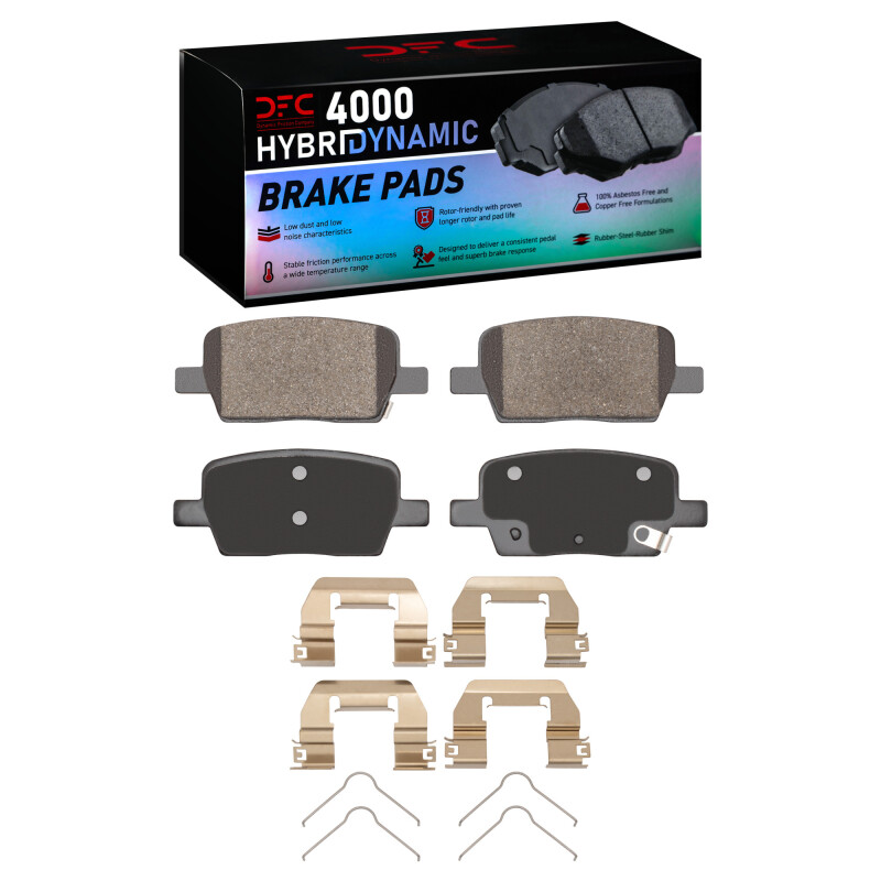 DFC 16-24 Buick Enclave Rear 4000 HybriDynamic Brake Pads and Hardware Kit