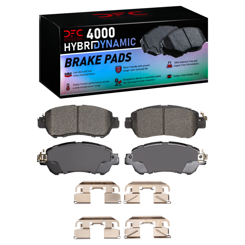 DFC 17-25 Nissan Versa Front 4000 HybriDynamic Brake Pads and Hardware Kit