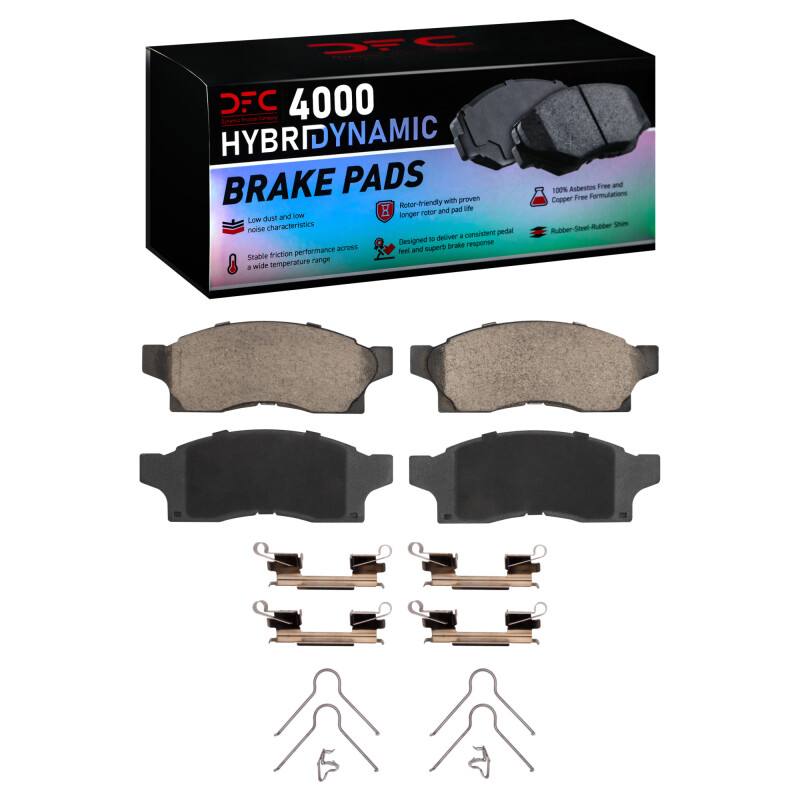 DFC 91-91 Toyota MR2 Front 4000 HybriDynamic Brake Pads and Hardware Kit