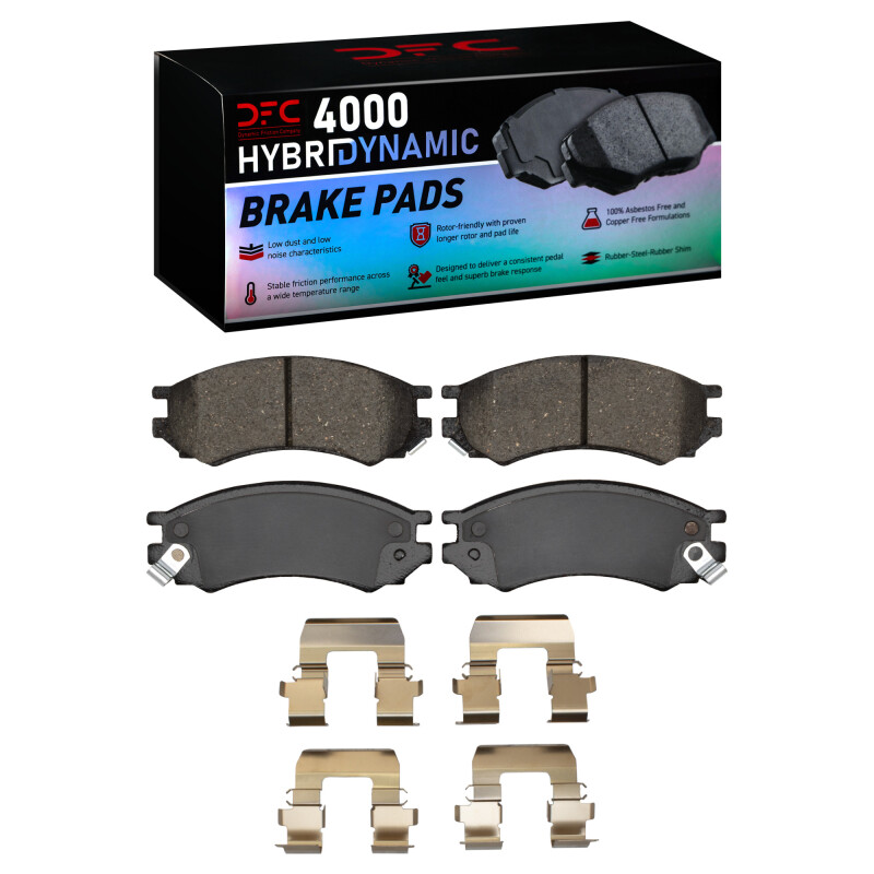 DFC 91-02 Saturn SC2 Front 4000 HybriDynamic Brake Pads and Hardware Kit