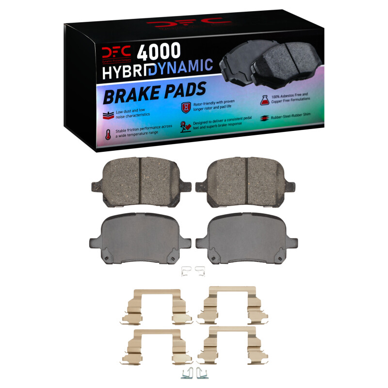 DFC 97-04 Lexus RX300 Front 4000 HybriDynamic Brake Pads and Hardware Kit