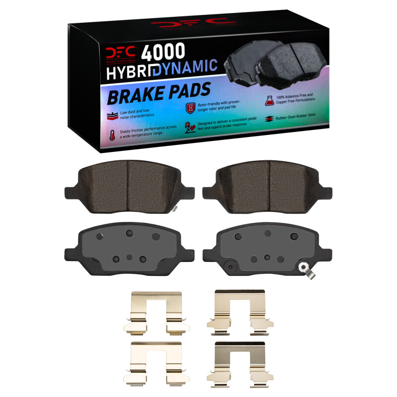 DFC 05-15 Buick Terraza Rear 4000 HybriDynamic Brake Pads and Hardware Kit
