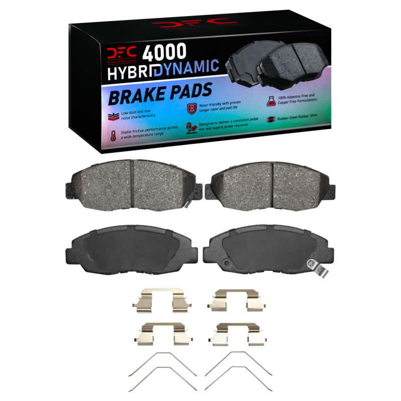 DFC 96-15 Acura EL Front 4000 HybriDynamic Brake Pads and Hardware Kit