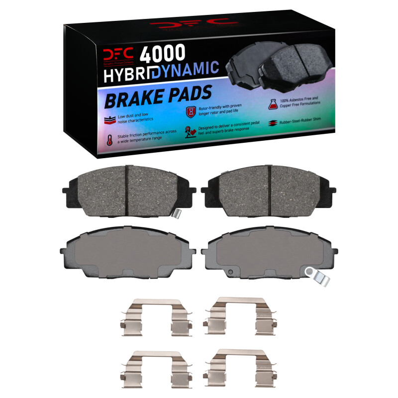 DFC 00-11 Acura CSX Front 4000 HybriDynamic Brake Pads and Hardware Kit