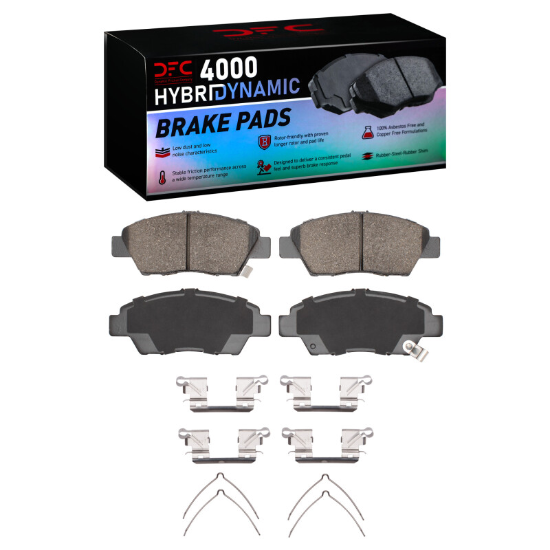DFC 09-20 Honda City (Mexico) Front 4000 HybriDynamic Brake Pads and Hardware Kit