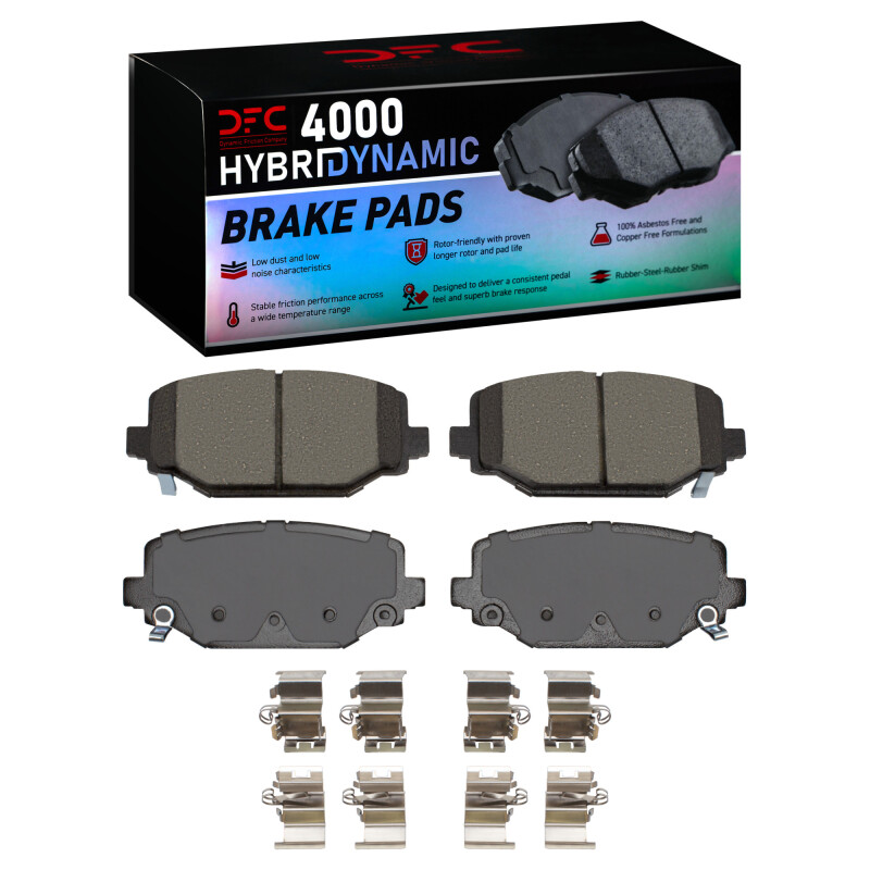 DFC 12-20 Chrysler Town & Country Rear 4000 HybriDynamic Brake Pads and Hardware Kit
