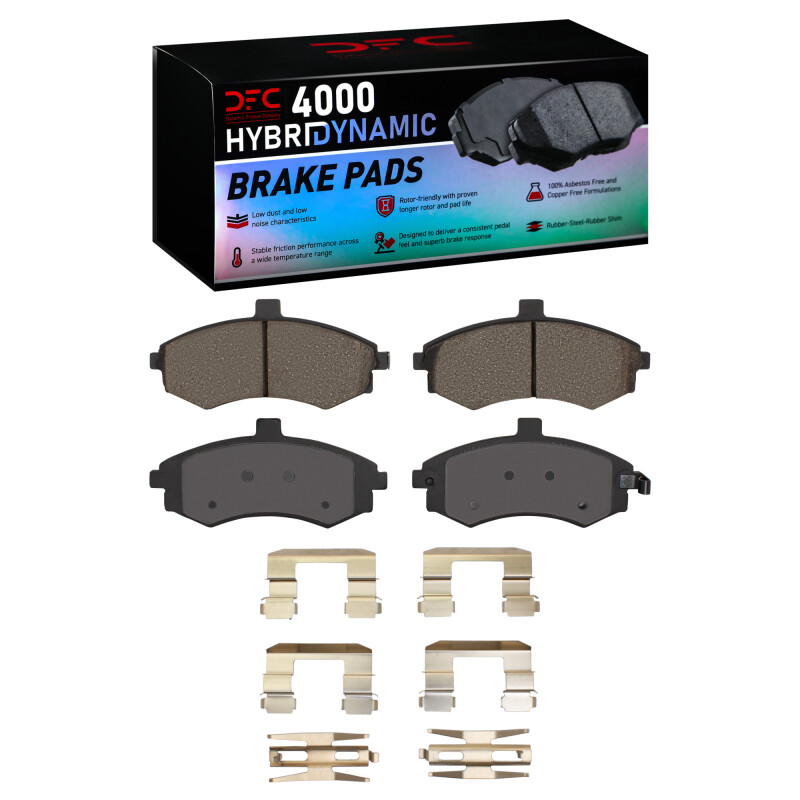 DFC 02-05 Hyundai Elantra Front 4000 HybriDynamic Brake Pads and Hardware Kit