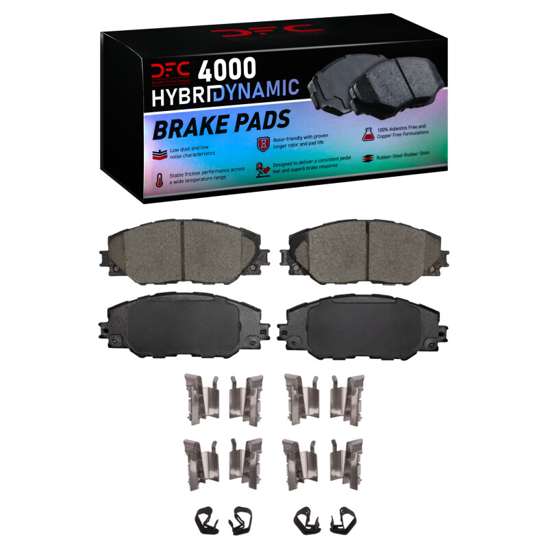 DFC 06-20 Pontiac Vibe Front 4000 HybriDynamic Brake Pads and Hardware Kit