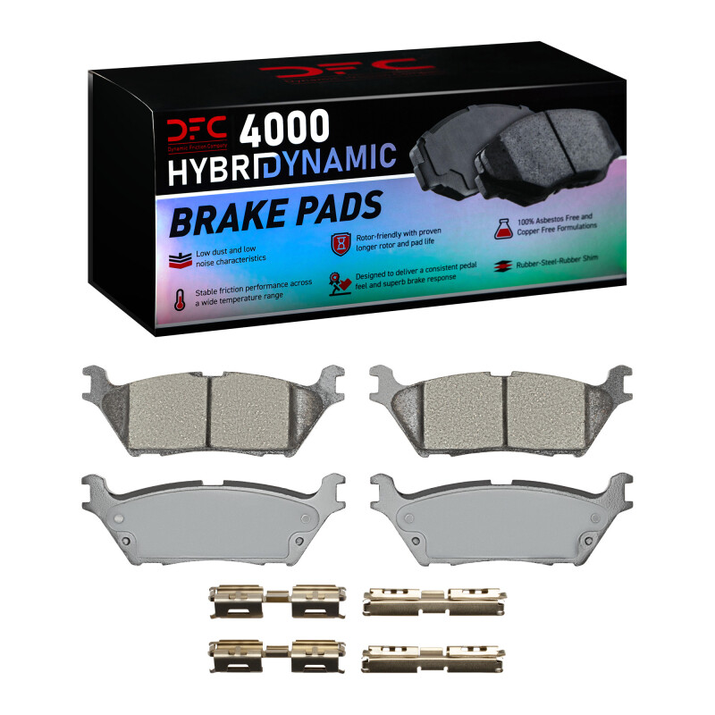 DFC 15-21 Ford Expedition Rear 4000 HybriDynamic Brake Pads and Hardware Kit