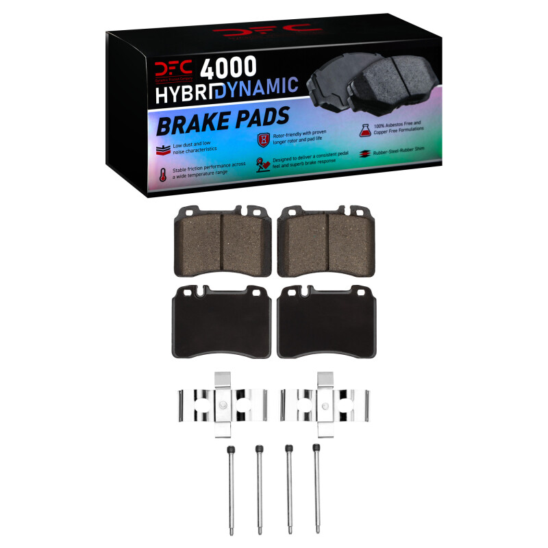 DFC 90-02 Mercedes-Benz E320 Front 4000 HybriDynamic Brake Pads and Hardware Kit