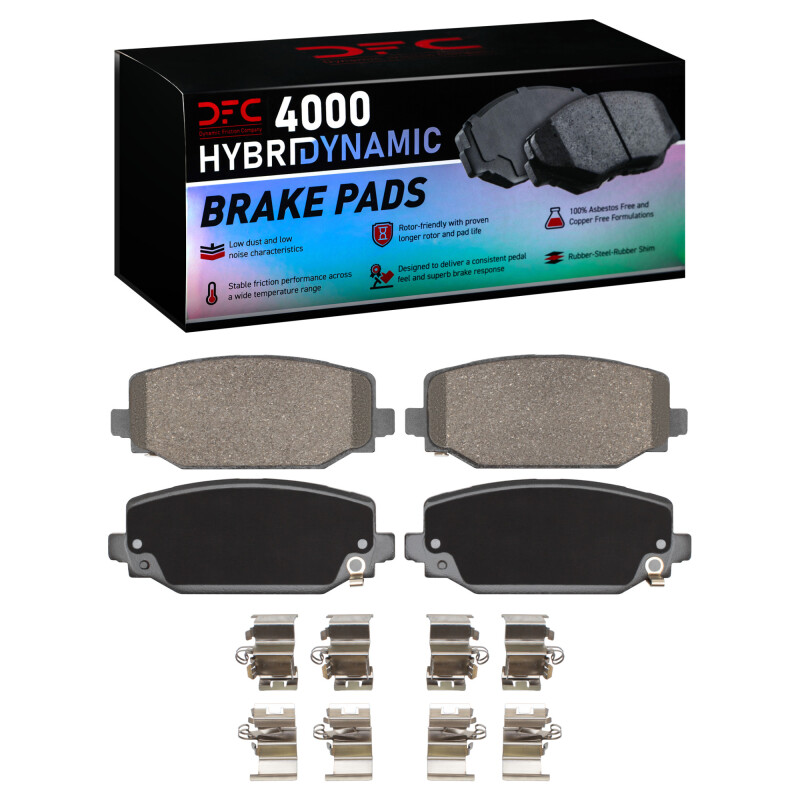 DFC 21-25 Jeep Grand Cherokee L Rear 4000 HybriDynamic Brake Pads and Hardware Kit