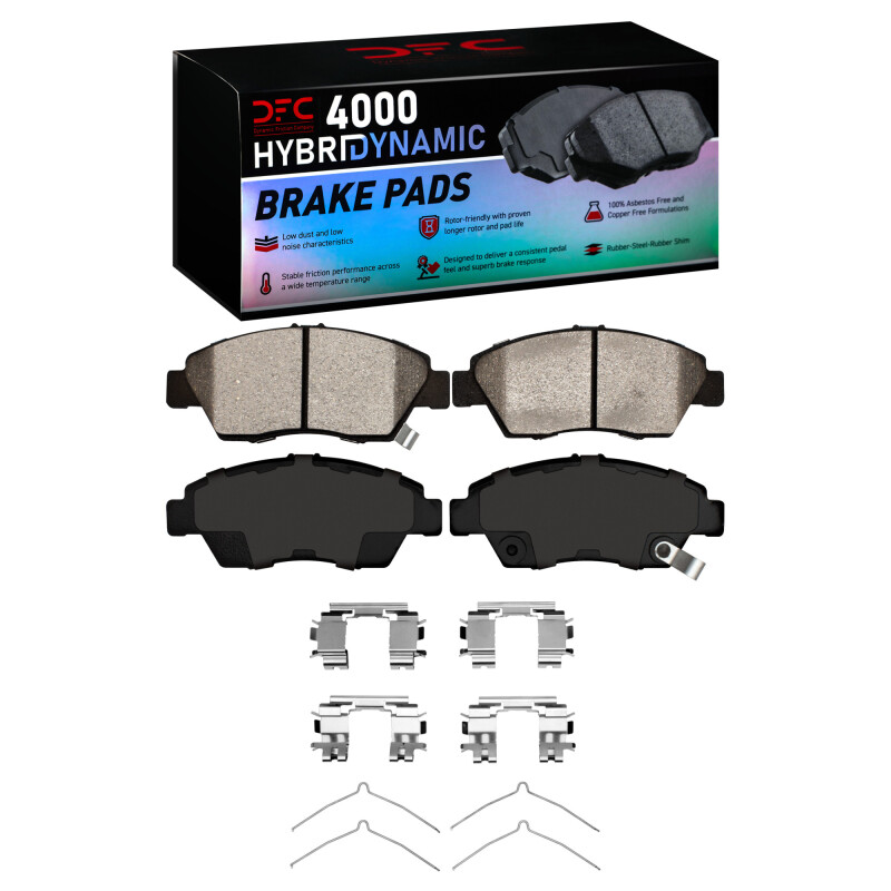 DFC 02-11 Acura RSX Front 4000 HybriDynamic Brake Pads and Hardware Kit
