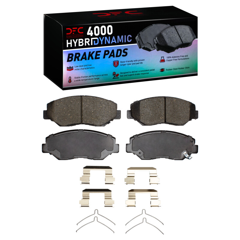 DFC 03-08 Honda Pilot Front 4000 HybriDynamic Brake Pads and Hardware Kit