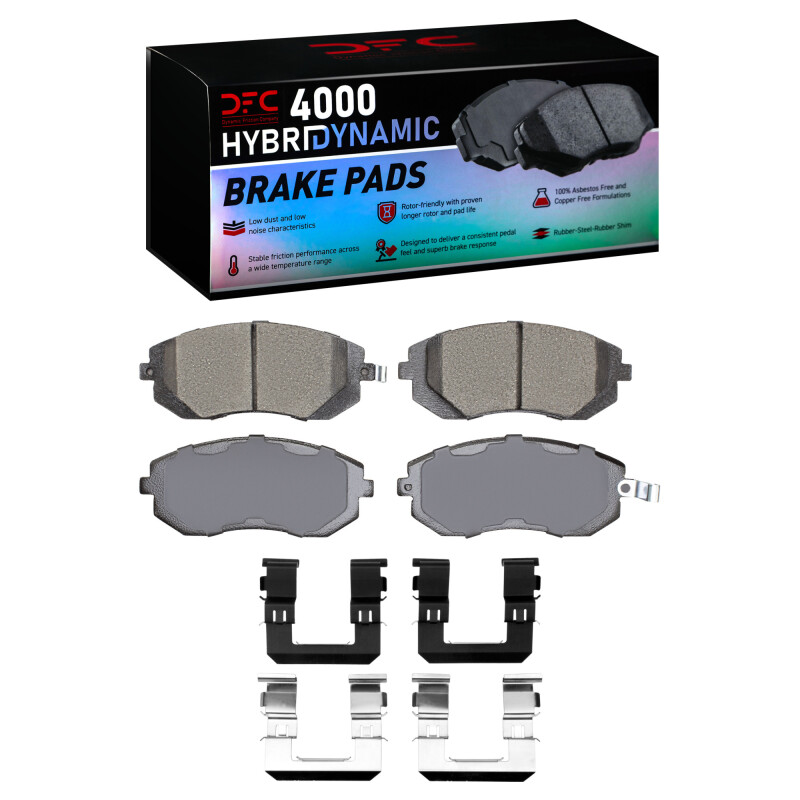 DFC 02-12 Saab 9-2X Front 4000 HybriDynamic Brake Pads and Hardware Kit