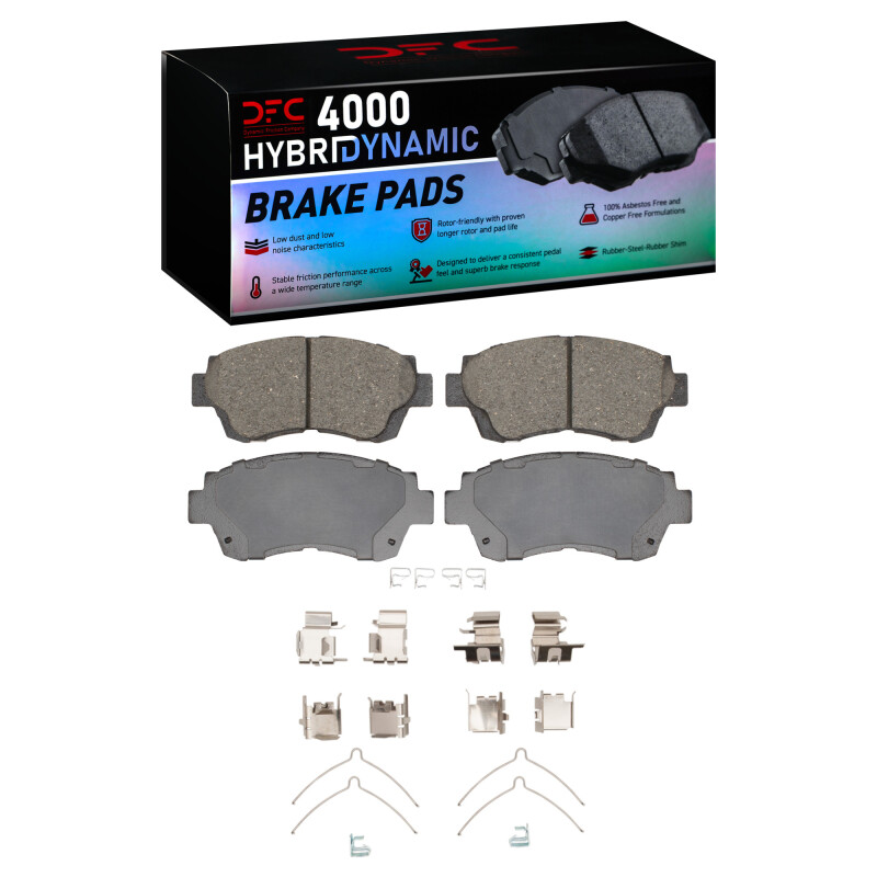 DFC 95-03 Toyota Camry Front 4000 HybriDynamic Brake Pads and Hardware Kit