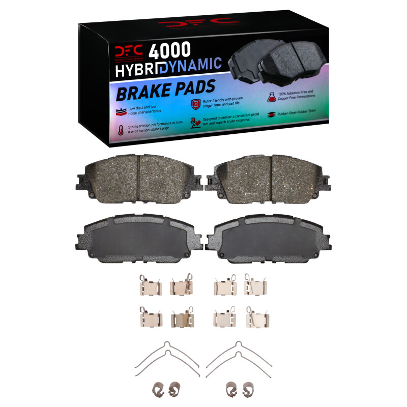 DFC 18-25 Lexus ES300H Front 4000 HybriDynamic Brake Pads and Hardware Kit