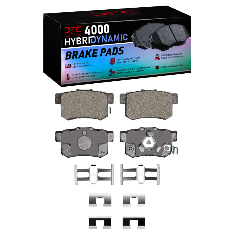 DFC 05-18 Acura RDX Rear 4000 HybriDynamic Brake Pads and Hardware Kit