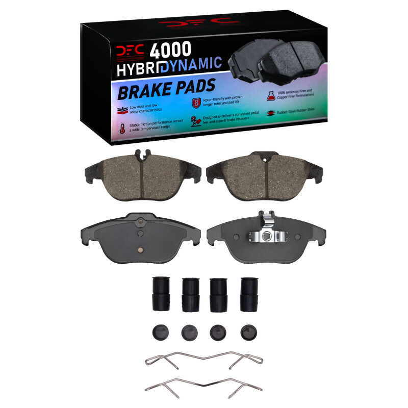 DFC 09-15 Mercedes-Benz GLK300 (Mexico) Rear 4000 HybriDynamic Brake Pads and Hardware Kit