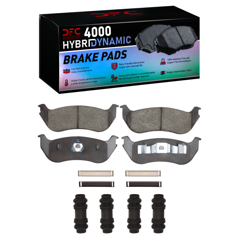 DFC 02-05 Ford Explorer Rear 4000 HybriDynamic Brake Pads and Hardware Kit