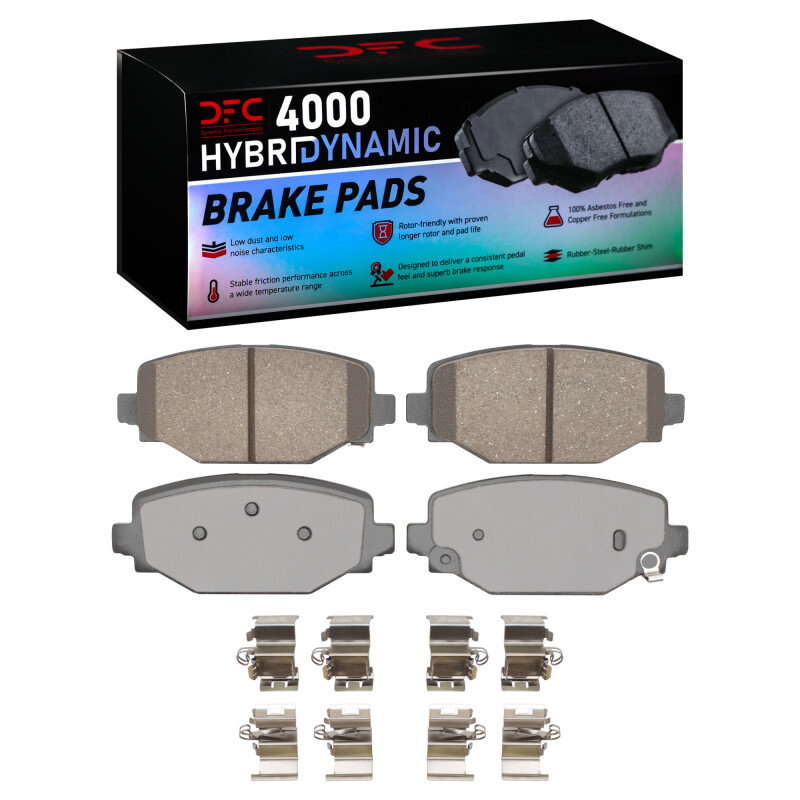 DFC 22-25 Jeep Grand Cherokee Rear 4000 HybriDynamic Brake Pads and Hardware Kit