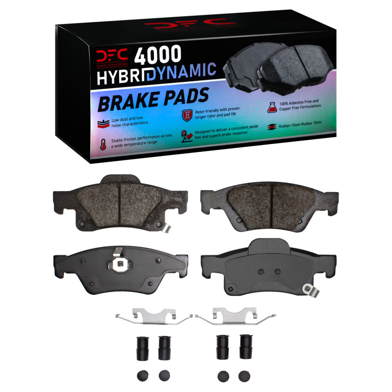 DFC 11-25 Dodge Durango Rear 4000 HybriDynamic Brake Pads and Hardware Kit