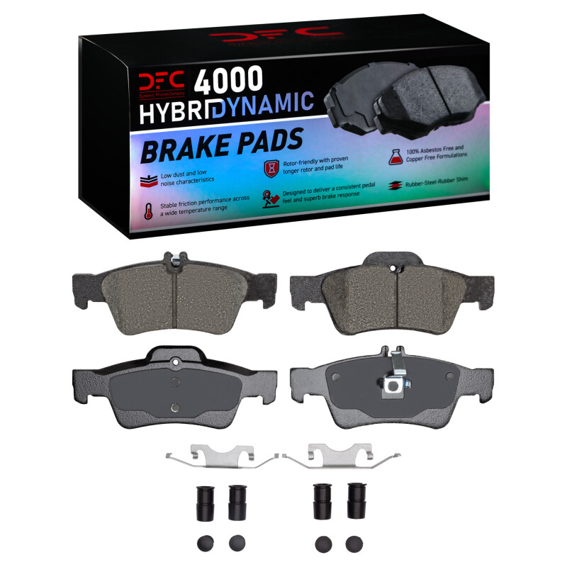 DFC 02-18 Mercedes-Benz SL500 Rear 4000 HybriDynamic Brake Pads and Hardware Kit