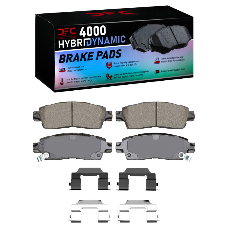 DFC 02-19 Buick Rainier Rear 4000 HybriDynamic Brake Pads and Hardware Kit