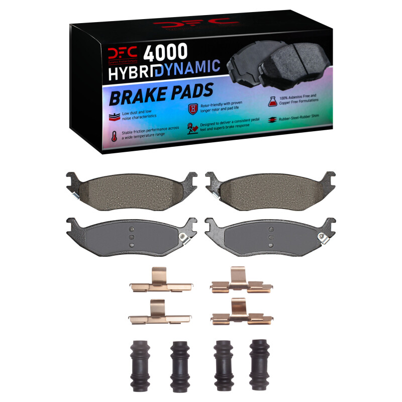 DFC 02-24 Chrysler Aspen Rear 4000 HybriDynamic Brake Pads and Hardware Kit