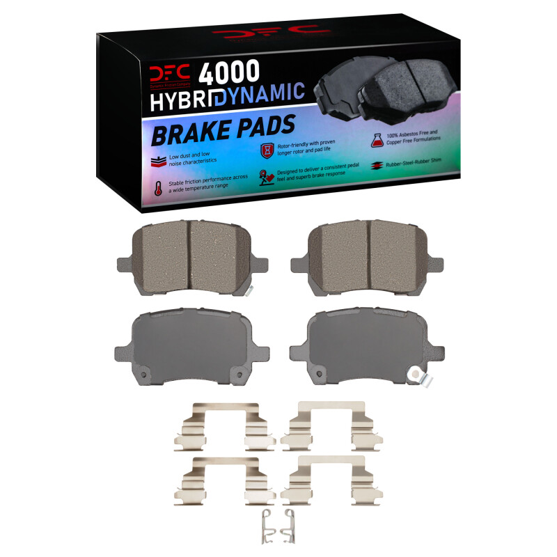 DFC 04-12 Chevrolet Cobalt Front 4000 HybriDynamic Brake Pads and Hardware Kit
