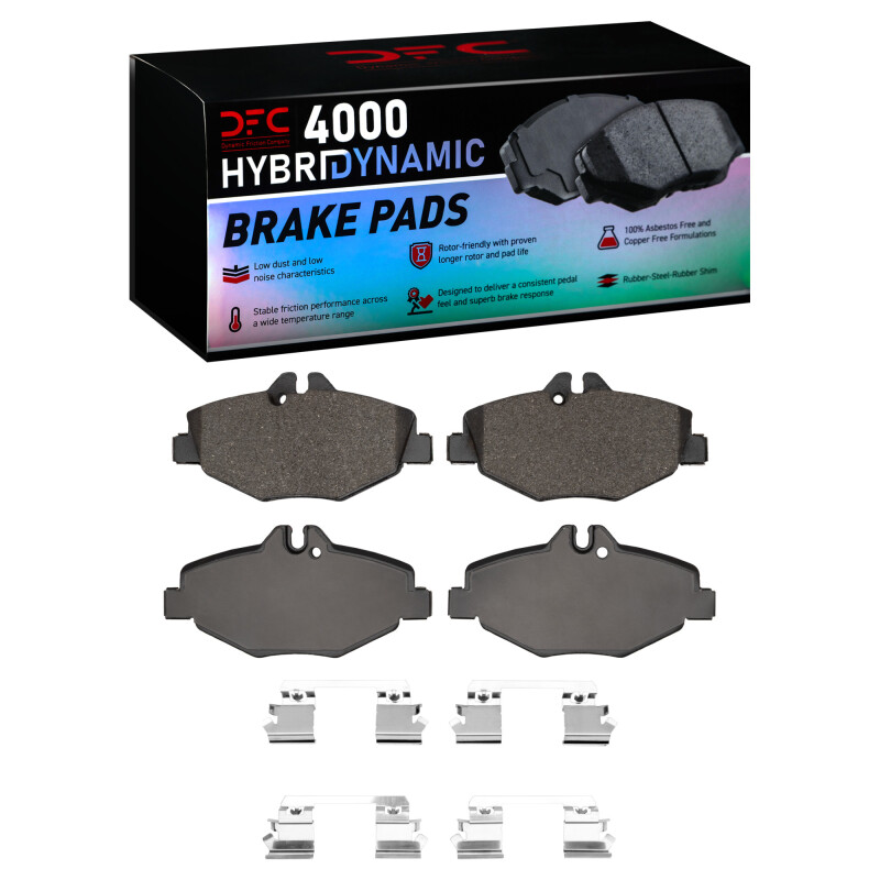 DFC 03-09 Mercedes-Benz E320 Front 4000 HybriDynamic Brake Pads and Hardware Kit