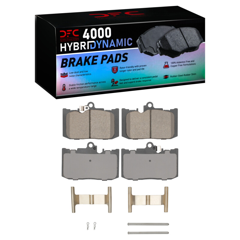 DFC 13-25 Lexus RC350 Front 4000 HybriDynamic Brake Pads and Hardware Kit