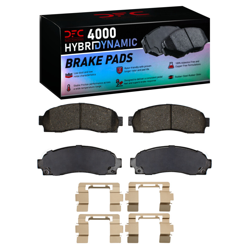 DFC 02-12 Chevrolet Equinox Front 4000 HybriDynamic Brake Pads and Hardware Kit