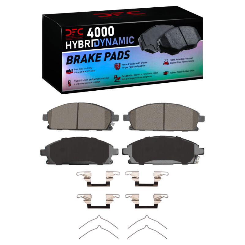 DFC 96-04 Infiniti QX4 Front 4000 HybriDynamic Brake Pads and Hardware Kit