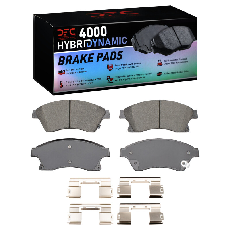 DFC 11-17 Chevrolet Sonic (USA/Canada) Front 4000 HybriDynamic Brake Pads and Hardware Kit