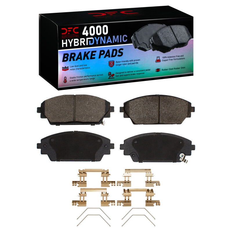 DFC 14-25 Mazda CX-3 Front 4000 HybriDynamic Brake Pads and Hardware Kit