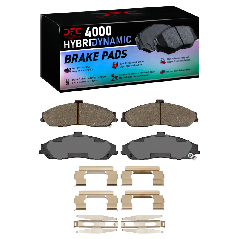 DFC 97-13 Chevrolet Corvette Front 4000 HybriDynamic Brake Pads and Hardware Kit