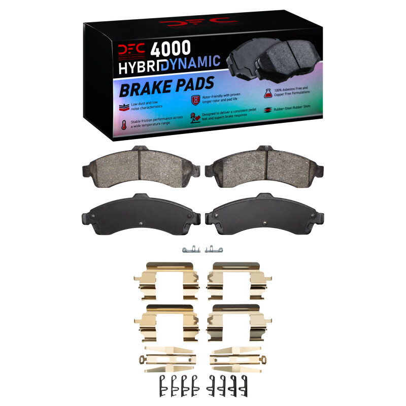 DFC 02-05 Buick Rainier Front 4000 HybriDynamic Brake Pads and Hardware Kit