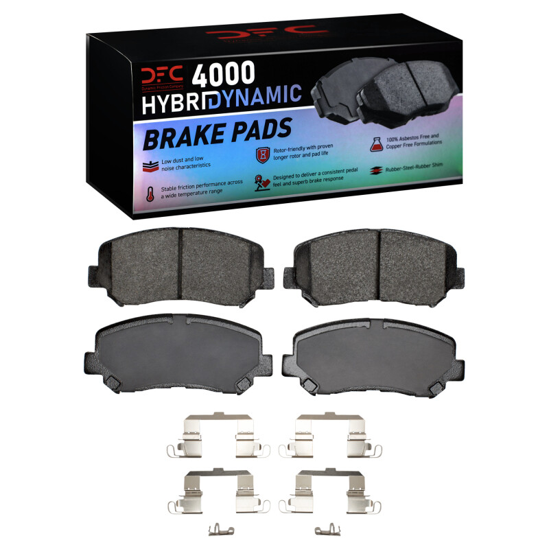 DFC 13-16 Chrysler 200 Front 4000 HybriDynamic Brake Pads and Hardware Kit