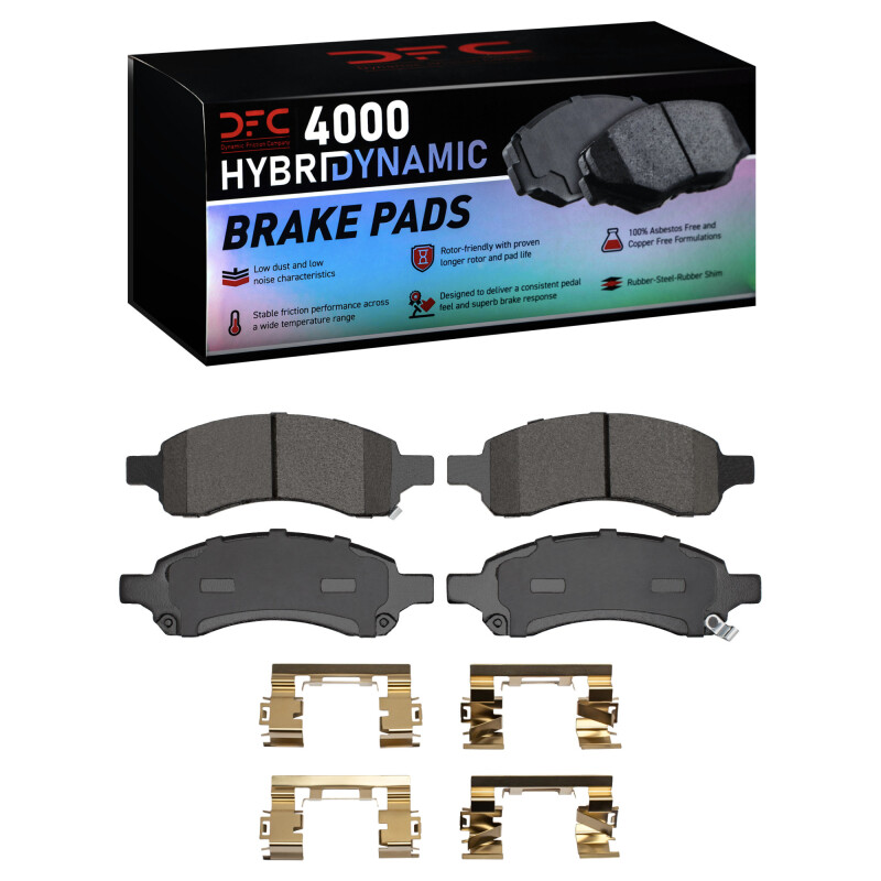 DFC 06-12 Buick Rainier Front 4000 HybriDynamic Brake Pads and Hardware Kit