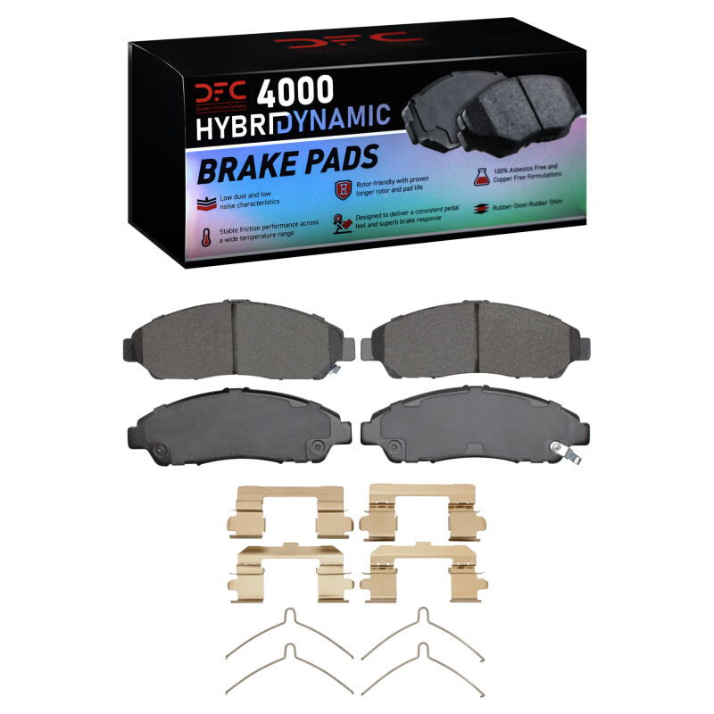 DFC 17-20 Buick Enclave Front 4000 HybriDynamic Brake Pads and Hardware Kit