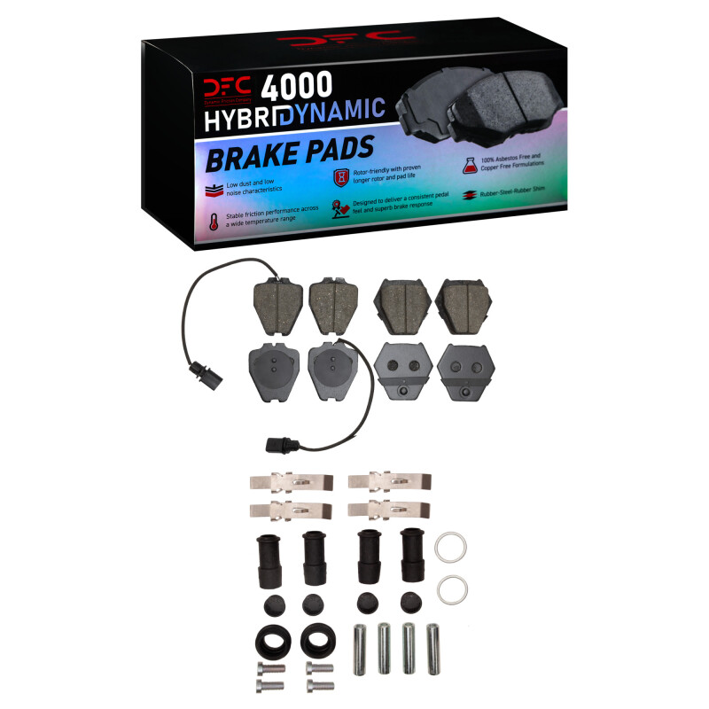 DFC 99-05 Audi S4 Front 4000 HybriDynamic Brake Pads and Hardware Kit