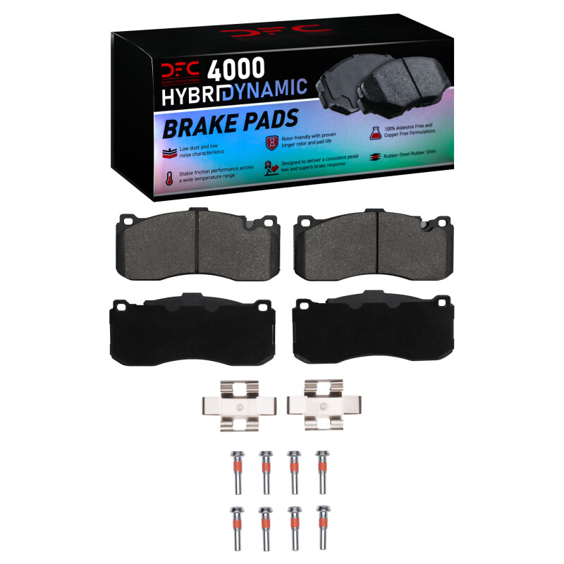 DFC 06-13 BMW 135I Front 4000 HybriDynamic Brake Pads and Hardware Kit