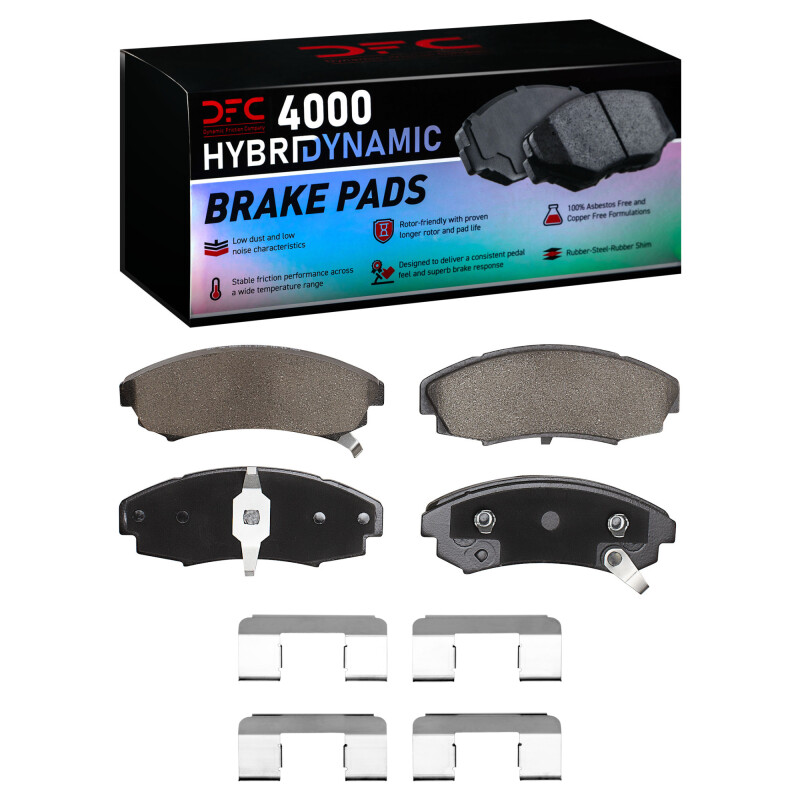 DFC 86-92 Buick Reatta Front 4000 HybriDynamic Brake Pads and Hardware Kit