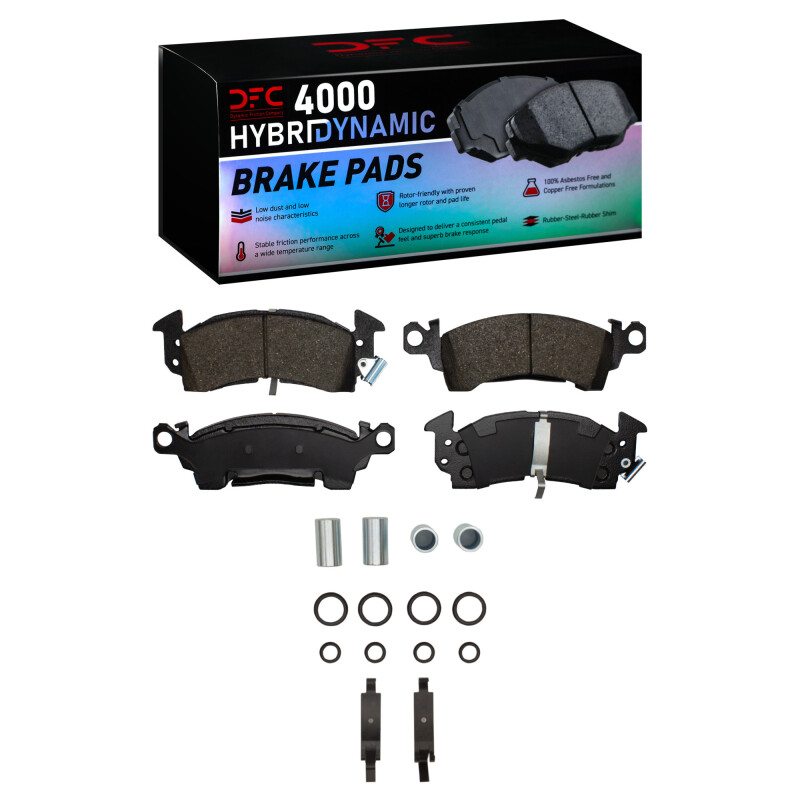 DFC 67-73 Buick LeSabre Front 4000 HybriDynamic Brake Pads and Hardware Kit