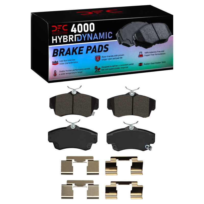 DFC 01-10 Chrysler PT Cruiser Front 4000 HybriDynamic Brake Pads and Hardware Kit