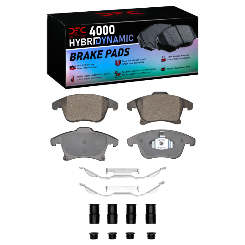 DFC 13-20 Ford Special Service Police Sedan Front 4000 HybriDynamic Brake Pads and Hardware Kit