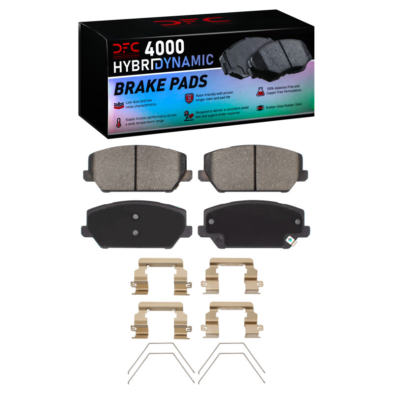 DFC 22-25 Hyundai Kona N Front 4000 HybriDynamic Brake Pads and Hardware Kit