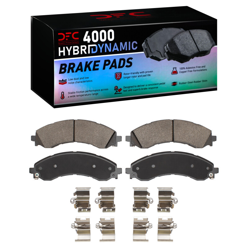 DFC 21-25 Chevrolet Express 2500 Front 4000 HybriDynamic Brake Pads and Hardware Kit