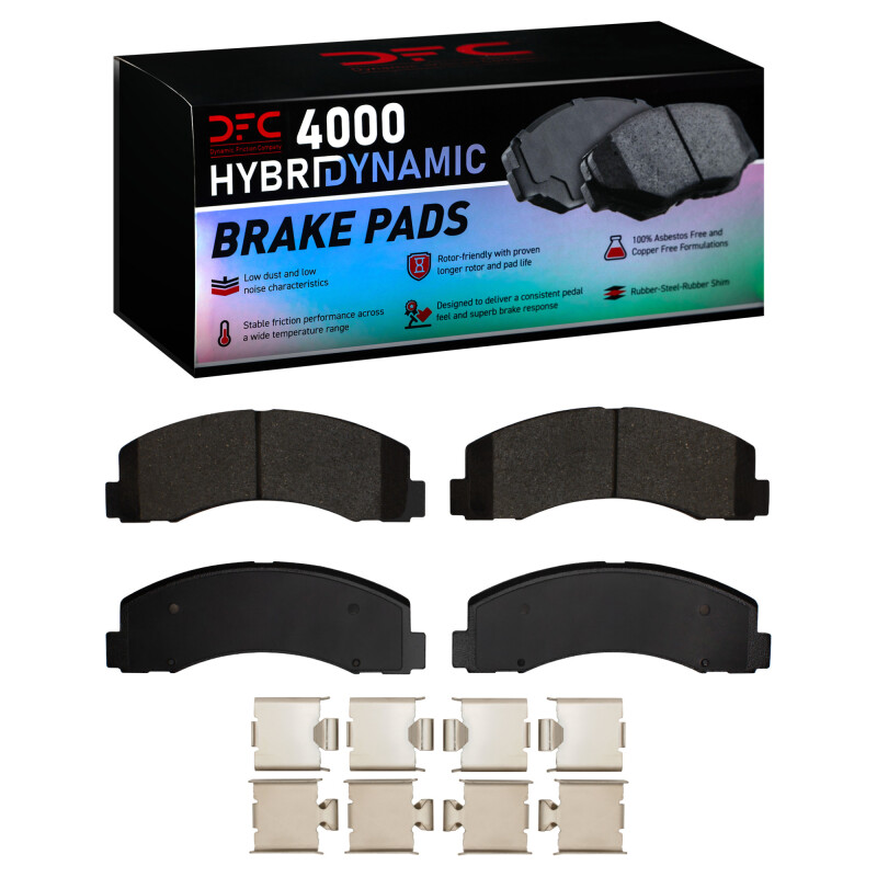 DFC 10-21 Ford F-150 4WD Front 4000 HybriDynamic Brake Pads and Hardware Kit